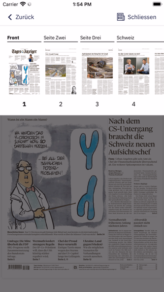 Tages-Anzeiger E-Paper Screenshot 4 - AppWisp.com Tages-Anzeiger E-Paper Screenshot 4 - AppWisp.com