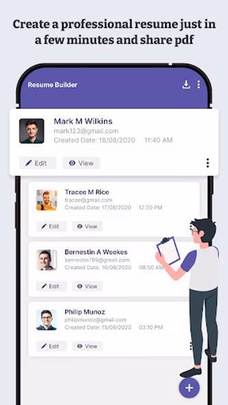 Professional Resume Builder Screenshot 3 - AppWisp.com Professional Resume Builder Screenshot 3 - AppWisp.com