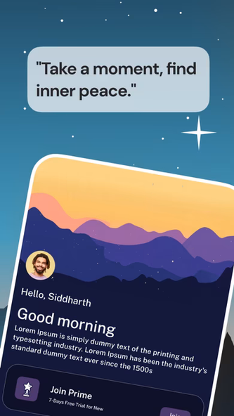 Serenity : Mindful Sleep Relax Screenshot 1 - AppWisp.com Serenity : Mindful Sleep Relax Screenshot 1 - AppWisp.com