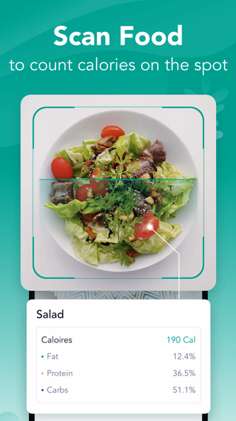 Calorie Counter App: Calowise Screenshot 1 - AppWisp.com Calorie Counter App: Calowise Screenshot 1 - AppWisp.com