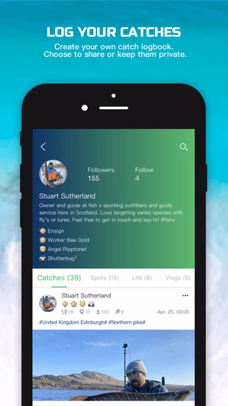 Rippton – Social Fishing App Screenshot 3 - AppWisp.com Rippton – Social Fishing App Screenshot 3 - AppWisp.com