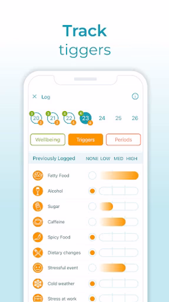 Health & Her Menopause Tracker Screenshot 2 - AppWisp.com Health & Her Menopause Tracker Screenshot 2 - AppWisp.com