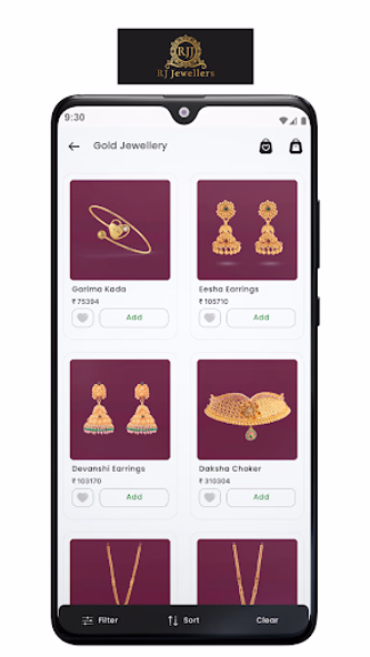 RJ Jewellers Screenshot 2 - AppWisp.com RJ Jewellers Screenshot 2 - AppWisp.com