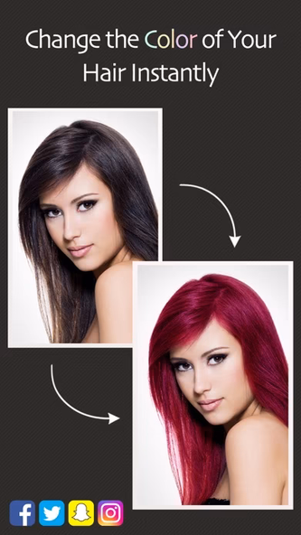 Hair Color Booth Screenshot 2 - AppWisp.com Hair Color Booth Screenshot 2 - AppWisp.com