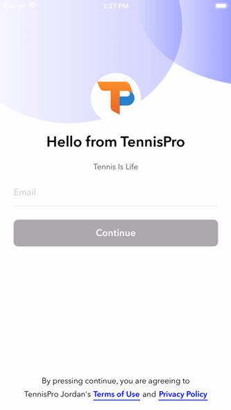 TennisPro Jordan Screenshot 1 - AppWisp.com TennisPro Jordan Screenshot 1 - AppWisp.com