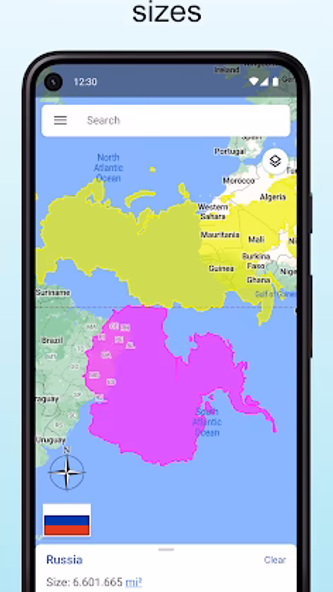 TrueWorld Maps: Country Facts Screenshot 2 - AppWisp.com TrueWorld Maps: Country Facts Screenshot 2 - AppWisp.com