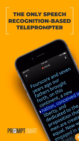 PromptSmart Pro - Teleprompter Screenshot 1 - AppWisp.com PromptSmart Pro - Teleprompter Screenshot 1 - AppWisp.com