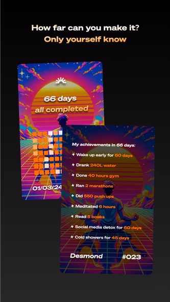 Rise: Life reset in 66 days Screenshot 4 - AppWisp.com Rise: Life reset in 66 days Screenshot 4 - AppWisp.com