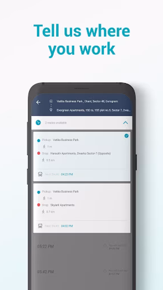 Shuttl - Daily office commute Screenshot 1 - AppWisp.com Shuttl - Daily office commute Screenshot 1 - AppWisp.com