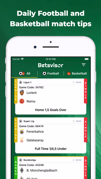 Betsvisor Tip Advisor Screenshot 1 - AppWisp.com Betsvisor Tip Advisor Screenshot 1 - AppWisp.com