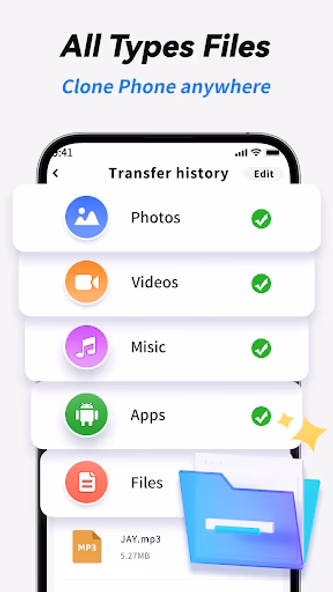 Phone Clone: Transfer Content Screenshot 4 - AppWisp.com