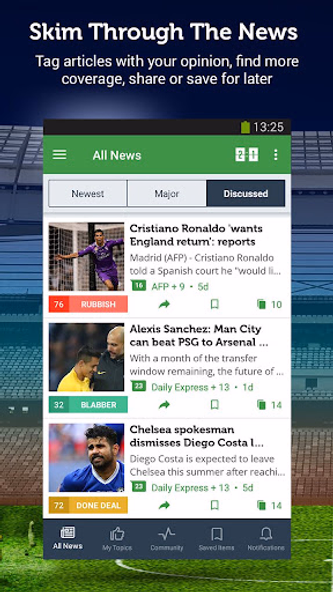 Football News: Soccer Updates Screenshot 3 - AppWisp.com Football News: Soccer Updates Screenshot 3 - AppWisp.com