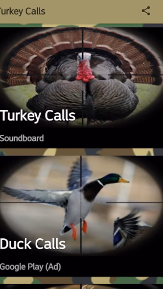 Turkey Hunting Calls Screenshot 1 - AppWisp.com Turkey Hunting Calls Screenshot 1 - AppWisp.com