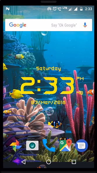 Aquarium live wallpaper with d Screenshot 2 - AppWisp.com Aquarium live wallpaper with d Screenshot 2 - AppWisp.com