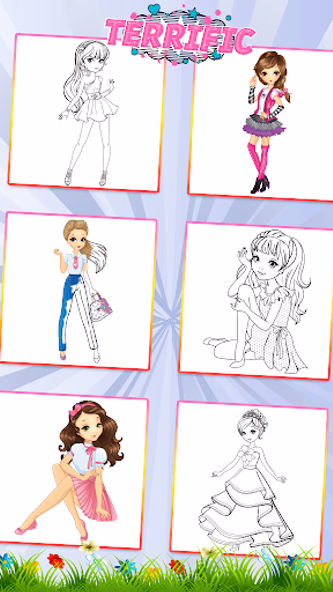 Fashion Coloring Book Screenshot 3 - AppWisp.com Fashion Coloring Book Screenshot 3 - AppWisp.com