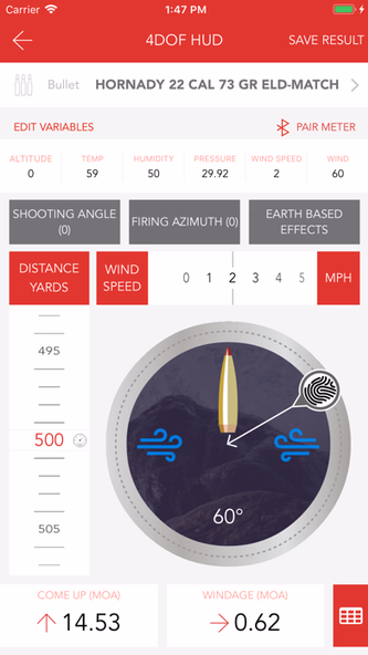 Hornady Ballistics Screenshot 3 - AppWisp.com Hornady Ballistics Screenshot 3 - AppWisp.com