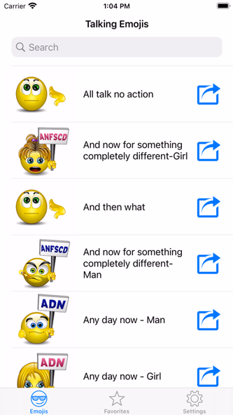 Talking Emojis for Texting Screenshot 2 - AppWisp.com Talking Emojis for Texting Screenshot 2 - AppWisp.com