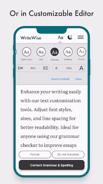 Write Wise: AI Grammar Checker Screenshot 3 - AppWisp.com Write Wise: AI Grammar Checker Screenshot 3 - AppWisp.com