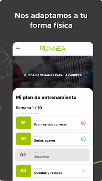 Runnea: running training Screenshot 3 - AppWisp.com Runnea: running training Screenshot 3 - AppWisp.com