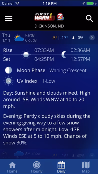 KQCD-TV First Warn Weather Screenshot 4 - AppWisp.com KQCD-TV First Warn Weather Screenshot 4 - AppWisp.com