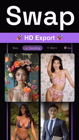 Face Swap: Photo + Video Maker Screenshot 2 - AppWisp.com Face Swap: Photo + Video Maker Screenshot 2 - AppWisp.com