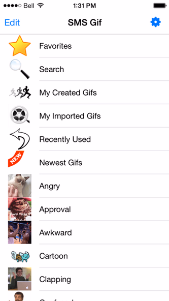SMS Gif Screenshot 4 - AppWisp.com SMS Gif Screenshot 4 - AppWisp.com