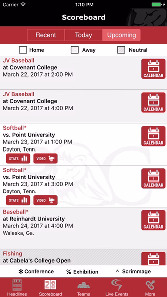 Bryan College Athletics Screenshot 3 - AppWisp.com Bryan College Athletics Screenshot 3 - AppWisp.com