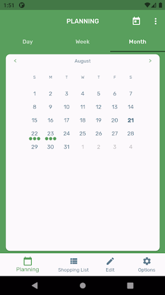 Easy Menu Planner Screenshot 3 - AppWisp.com
