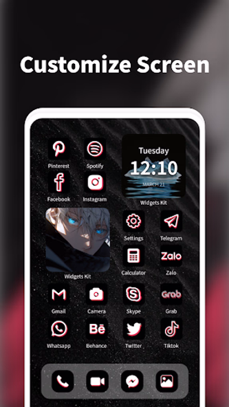 Theme UI - Beautify Your Phone Screenshot 1 - AppWisp.com Theme UI - Beautify Your Phone Screenshot 1 - AppWisp.com