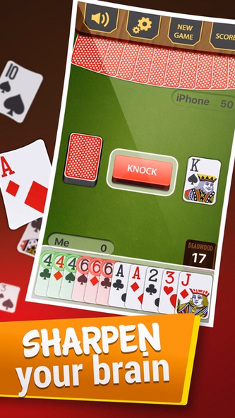 Gin Rummy Best Card Game Screenshot 2 - AppWisp.com Gin Rummy Best Card Game Screenshot 2 - AppWisp.com