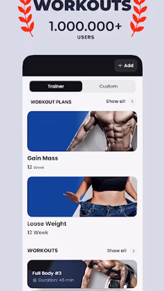 Gym Workout & Personal Trainer Screenshot 2 - AppWisp.com Gym Workout & Personal Trainer Screenshot 2 - AppWisp.com