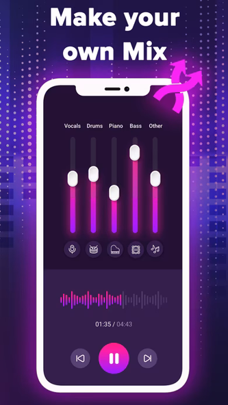 Vocal Remover: AI Music Editor Screenshot 2 - AppWisp.com Vocal Remover: AI Music Editor Screenshot 2 - AppWisp.com