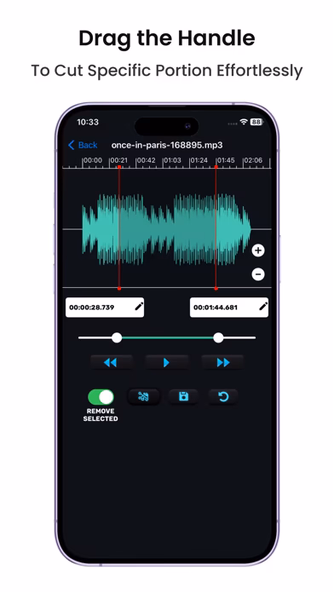 Audio Cutter Converter Merger Screenshot 1 - AppWisp.com Audio Cutter Converter Merger Screenshot 1 - AppWisp.com