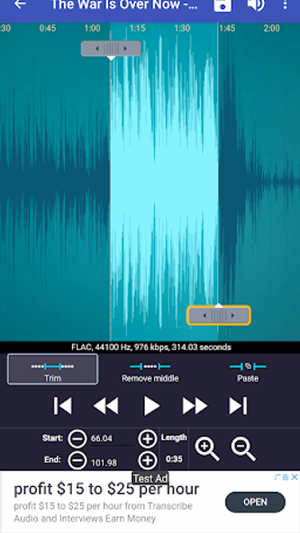 Ringtone Maker:create ringtone Screenshot 2 - AppWisp.com Ringtone Maker:create ringtone Screenshot 2 - AppWisp.com