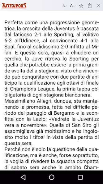 Tuttosport HD Screenshot 4 - AppWisp.com Tuttosport HD Screenshot 4 - AppWisp.com
