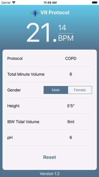LF Ventilator Protocol Screenshot 2 - AppWisp.com LF Ventilator Protocol Screenshot 2 - AppWisp.com