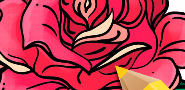 Flowers Coloring Books Header - AppWisp.com Flowers Coloring Books Header - AppWisp.com