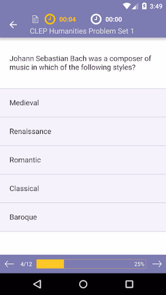 CLEP Humanities Practice Screenshot 3 - AppWisp.com CLEP Humanities Practice Screenshot 3 - AppWisp.com