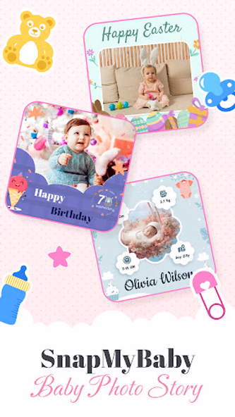 SnapMyBaby - Baby Photo Story Screenshot 1 - AppWisp.com