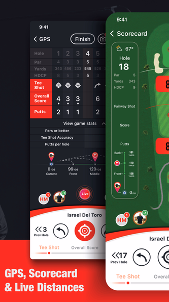 Golf GPS GolfNatic Scorecard Screenshot 2 - AppWisp.com Golf GPS GolfNatic Scorecard Screenshot 2 - AppWisp.com