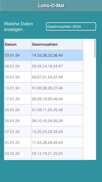 Lotto-O-Mat Screenshot 4 - AppWisp.com Lotto-O-Mat Screenshot 4 - AppWisp.com