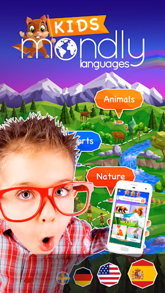 Kids Learn Languages by Mondly Screenshot 1 - AppWisp.com Kids Learn Languages by Mondly Screenshot 1 - AppWisp.com