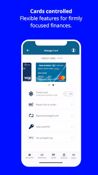 Bank of Ireland Mobile Banking Screenshot 4 - AppWisp.com Bank of Ireland Mobile Banking Screenshot 4 - AppWisp.com