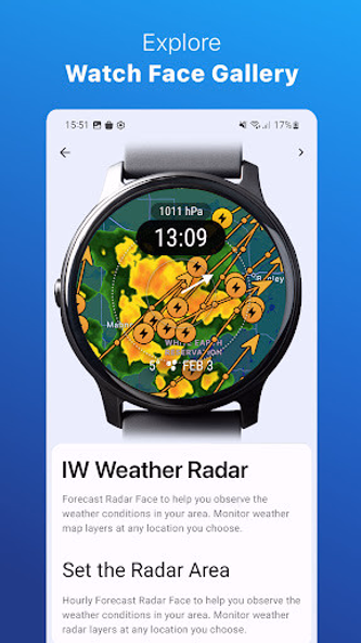 Weather for Wear OS Screenshot 1 - AppWisp.com Weather for Wear OS Screenshot 1 - AppWisp.com