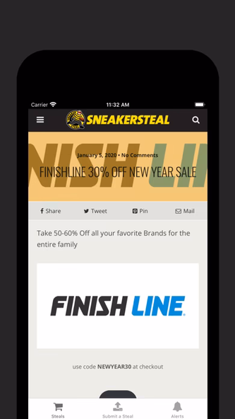 SNEAKERSTEAL Screenshot 2 - AppWisp.com SNEAKERSTEAL Screenshot 2 - AppWisp.com