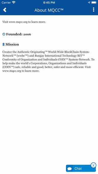 Enter The BlockChain™ by MQCC™ Screenshot 3 - AppWisp.com Enter The BlockChain™ by MQCC™ Screenshot 3 - AppWisp.com