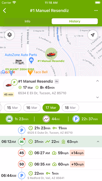 EcoTrack GPS Tracking Screenshot 3 - AppWisp.com EcoTrack GPS Tracking Screenshot 3 - AppWisp.com