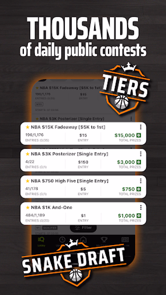 DraftKings Fantasy Sports Screenshot 4 - AppWisp.com DraftKings Fantasy Sports Screenshot 4 - AppWisp.com