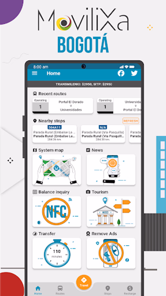 MoviliXa Bogotá Screenshot 1 - AppWisp.com MoviliXa Bogotá Screenshot 1 - AppWisp.com
