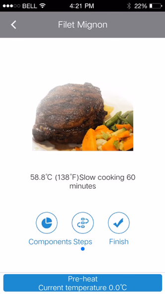 Sous Vide food appeal Screenshot 3 - AppWisp.com Sous Vide food appeal Screenshot 3 - AppWisp.com
